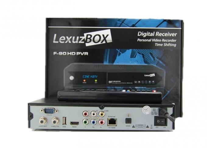 Dekoder cyfrowego odbiornika kablowego HD Lexuzbox F90 paraguai / Azamerica F90 PVR dla rynku brazylijskiego Nagra3