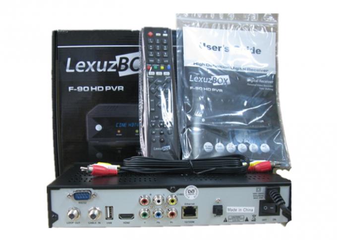 Dekoder cyfrowego odbiornika kablowego HD Lexuzbox F90 paraguai / Azamerica F90 PVR dla rynku brazylijskiego Nagra3