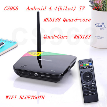 CS968 Android TV Box Quad Core 1080P HDMI XBMC 2G RAM 8G ROM RK3188 Odbiornik Odtwarzacz multimedialny HDMI Z pilotem