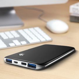 Newest Power Bank 15000Mah Portable Charger Dual Input Ports Powerbank External Battery